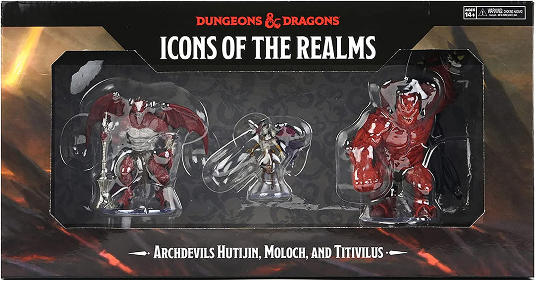 D&D Icons of the Realms: Archdevils - Hutijin, Moloch, Titivilus