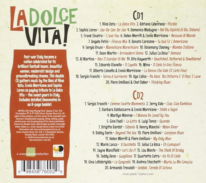 La Dolce Vita - [Audio CD]