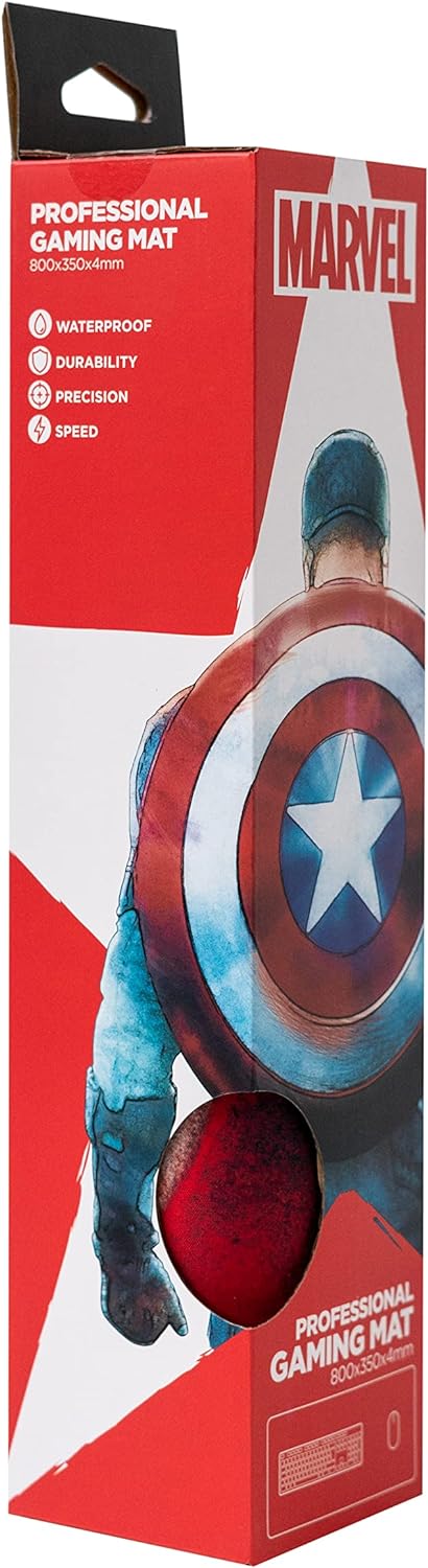 Captain America Shield XXL Mouse Mat - Desk Pad