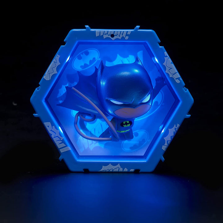 WOW! PODS Official DC Comics Superhero Light-Up Bobble-Head Figure | Collectable Toy (Batman Metallic)