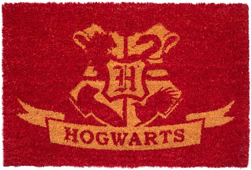 Grupo Erik Official Harry Potter Hogwarts Door Mat - 15.7 x 23.6 Inches /Indoor Door Mat & Outdoor Door Mat