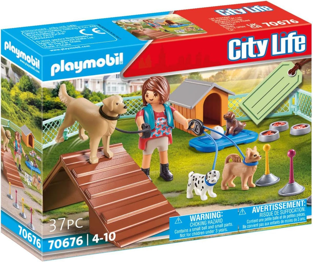 Playmobil 70676 Dog Trainer Gift Set, Fun Imaginative Role-Play, PlaySets Suitable for Children