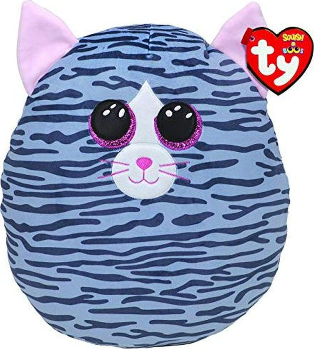 Ty UK Ltd 39190 Kiki Cat Squish A Boo Plush Toy, Multicoloured, 12"
