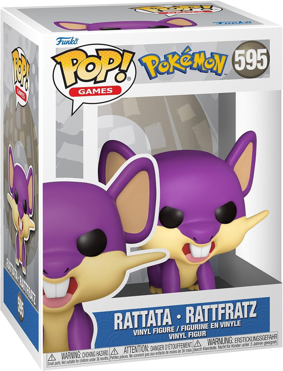 Pokemon 595: Rattata Funko 74632 Pop! Vinyl #595