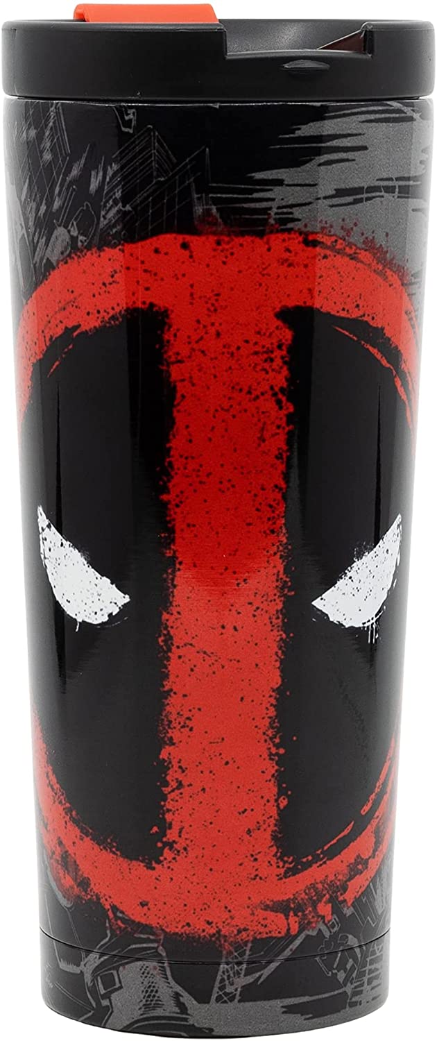 Stor Deadpool 425 ml Stainless Steel Thermal Coffee Glass