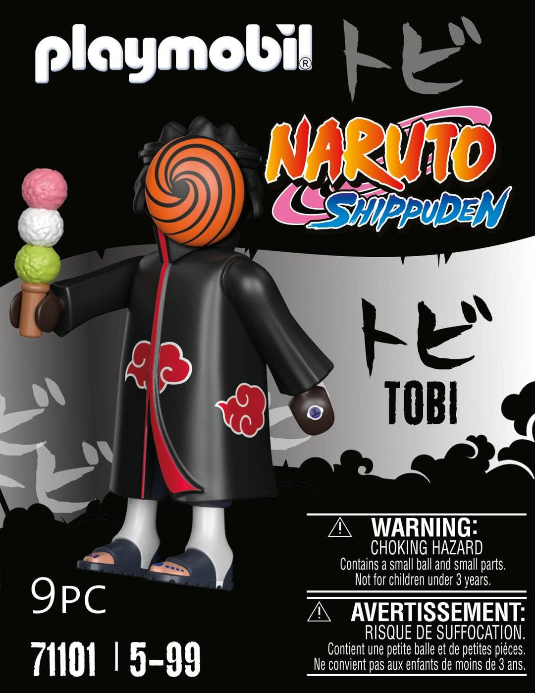 Playmobil 71101 Naruto: Tobi Figure Set, Naruto Shippuden anime collectors Figure
