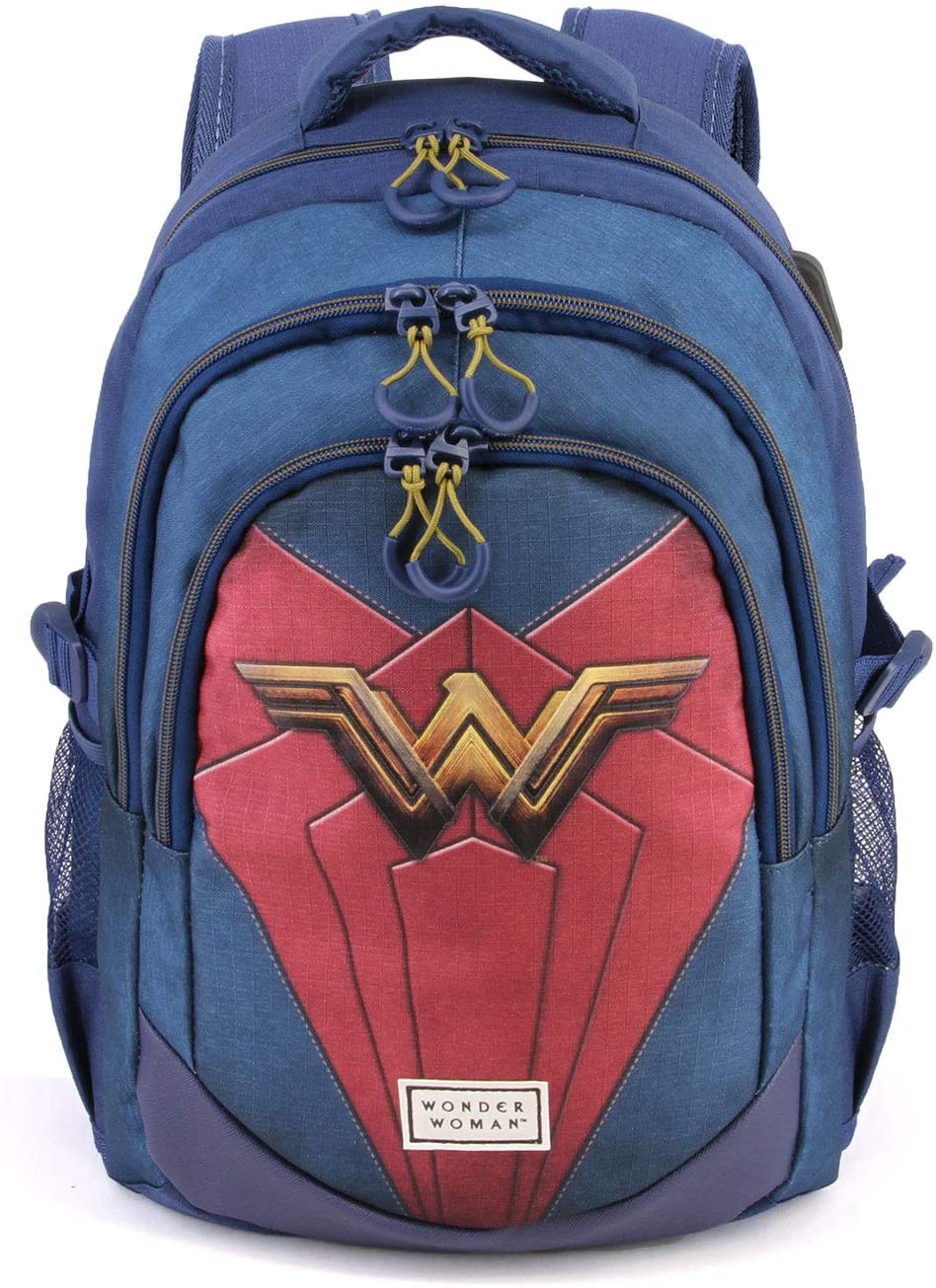 Karactermania Wonder Woman Emblem-Running HS Backpack Casual Daypack, 44 cm, 21 liters