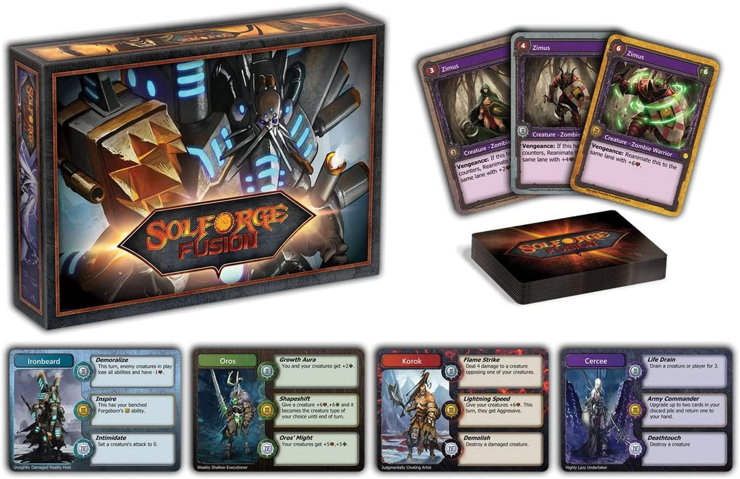 Stone Blade Entertainment | SolForge Fusion Starter Kit | Card Game | Ages 12+ |