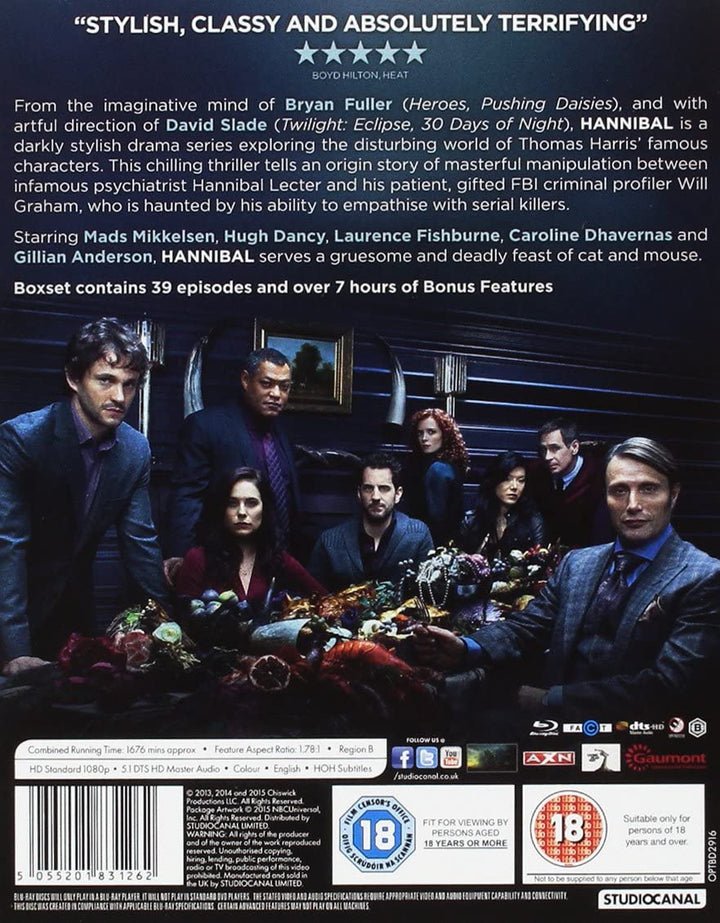 Hannibal - Season 1-3 - Drama [Blu-ray]
