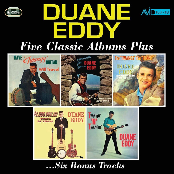 Duane Eddy - Five Classic Albums Plus (Have Twangy Guitar Will Travel / Especially For You / The Twang's The Thang / $1,000,000 Worth Of Twang Vol II / Twistin' N' Twangin') [Audio CD]