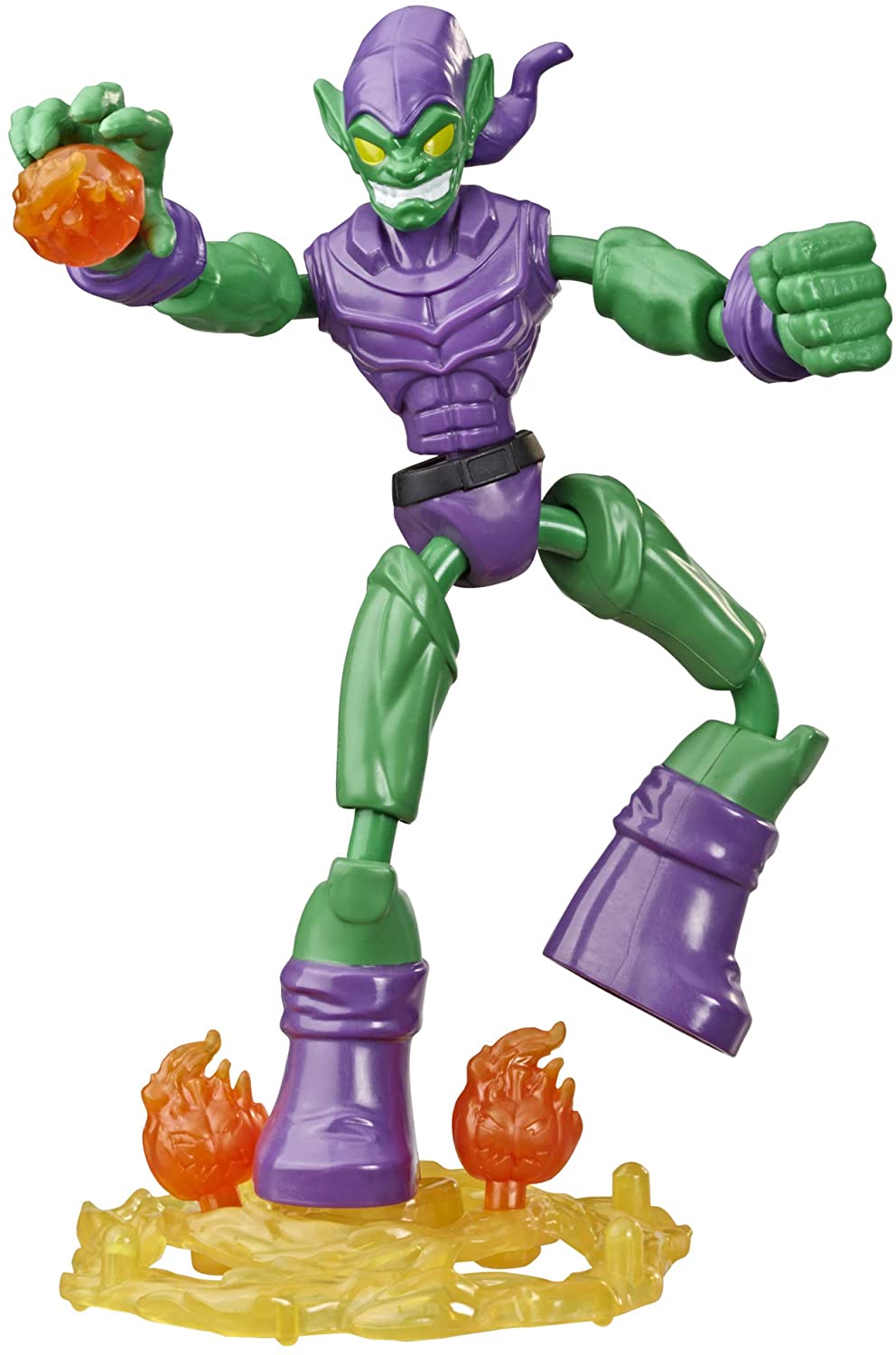 Spider-Man Marvel Bend and Flex Green Goblin Action Figure Toy 6-Inch Flexible Figure