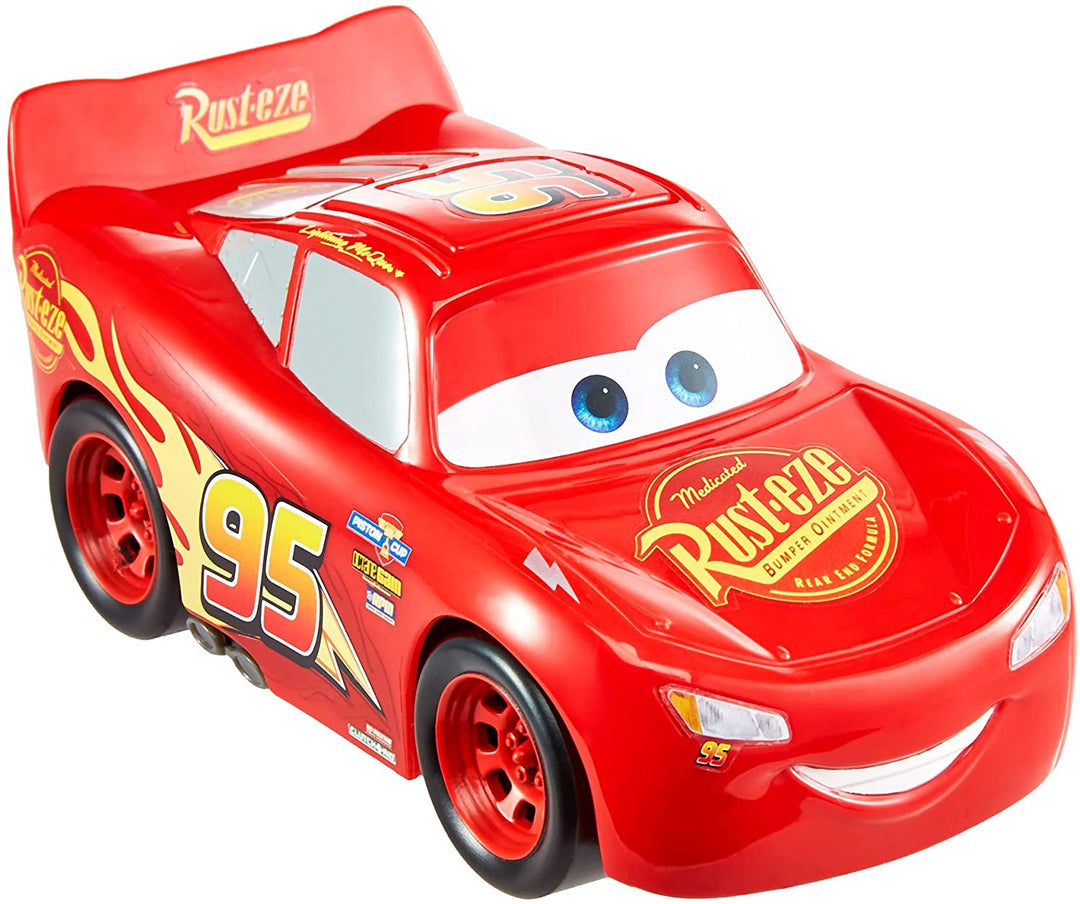 Disney and Pixar Cars Track Talkers Lightning McQueen, 5.5-in, Authentic Favorite Movie Character Sound Effects Vehicle