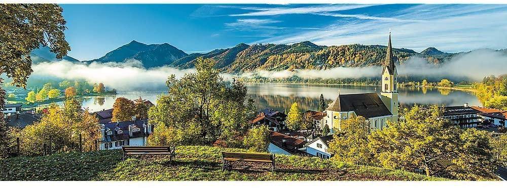 Trefl 29035 "By The Schliersee Lake Panorama Puzzle (1000-Piece) - Yachew