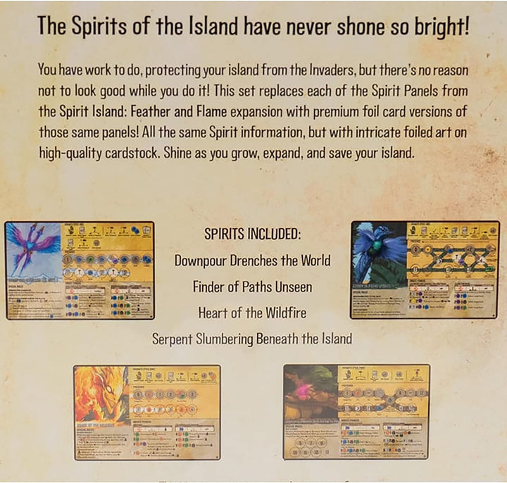 Feather & Flame - Foil Panels: Spirit Island