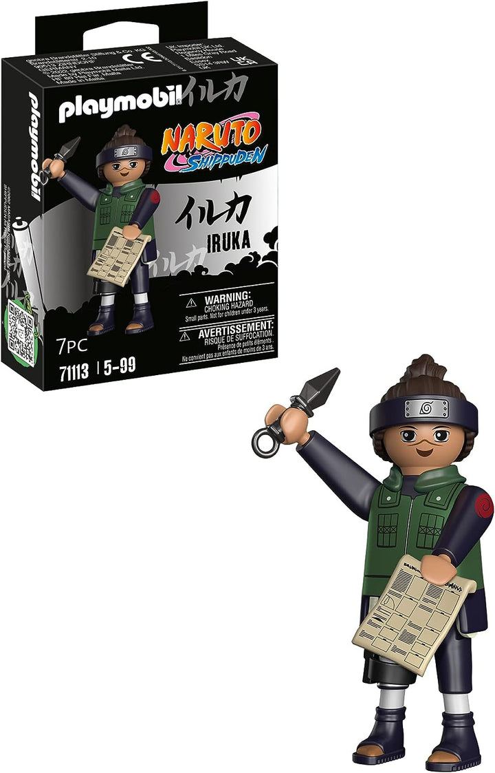 Playmobil 71113 Naruto: Iruka Figure Set, Naruto Shippuden anime collectors Figure