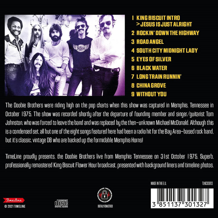 The Doobie Brothers - Live In 1975 [Audio CD]
