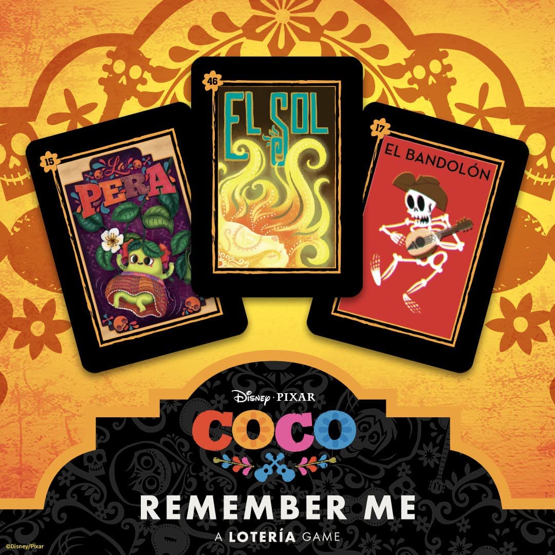 Coco Disney Pixar (Remember Me) Ein LOTERIA-Spiel