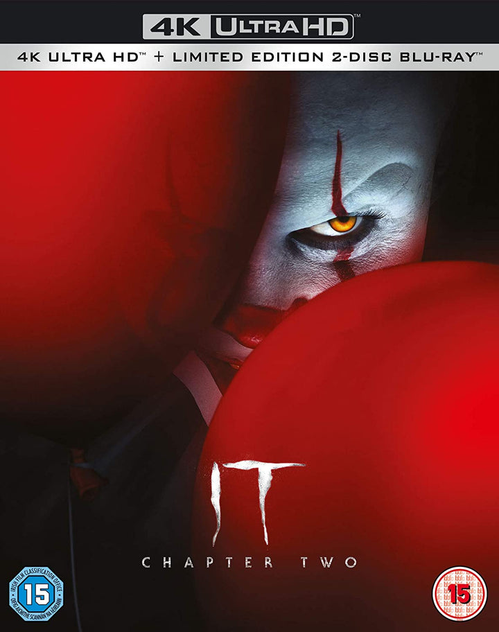 IT Chapter Two [2019] [4K Ultra HD] [2019] [Region Free] - Thriller/Supernatural [Blu-Ray]