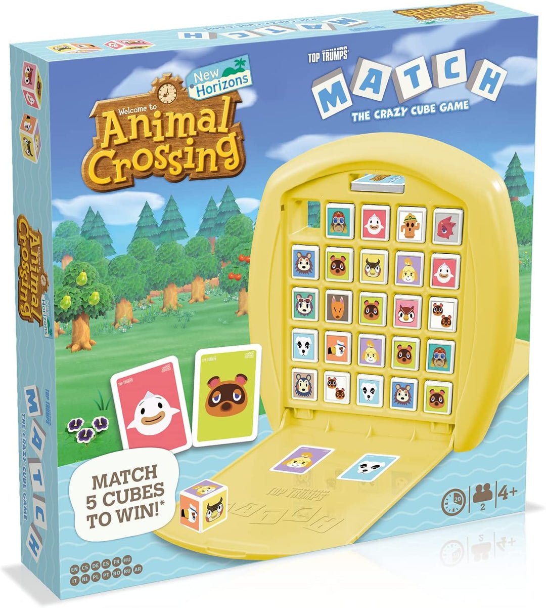 Top Trumps Match WM01750-ML1-6 Animal Crossing Board Game