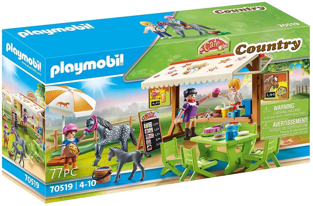 PLAYMOBIL Country 70519 Pony-Caf, For ages 4+