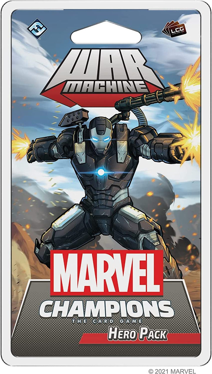 Fantasy Flight Games | Marvel Champions: Warmachine Hero Pack | Miniatures Game