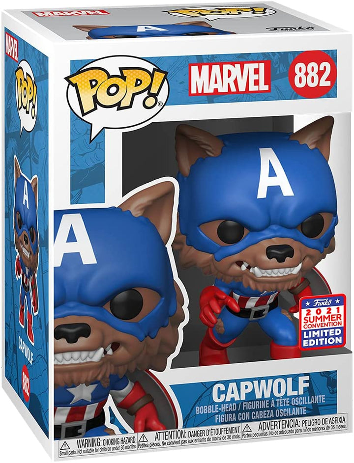 Marvel Capwolf Exclu Funko 55506 Pop! Vinyl #882