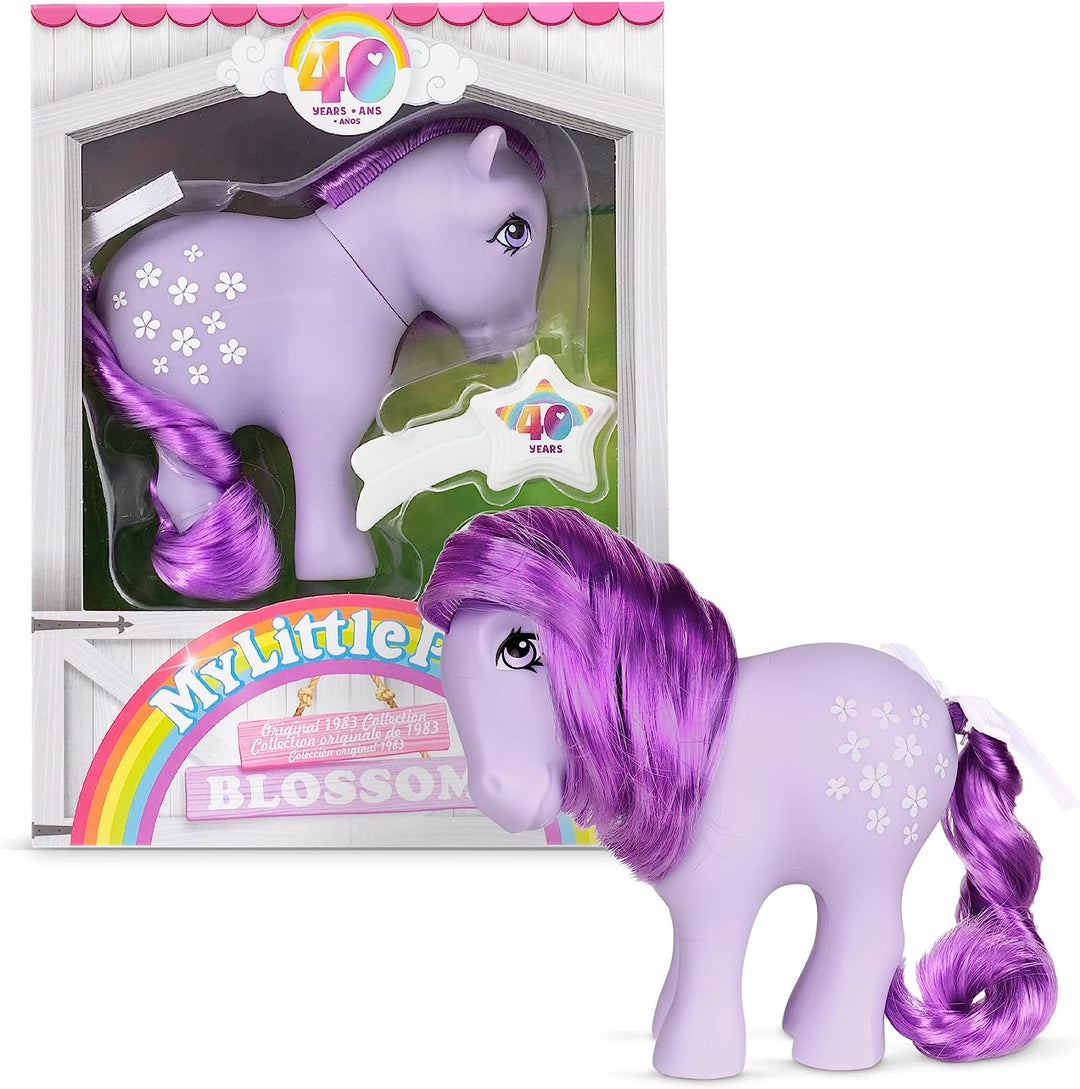 My Little Pony 35321 Blossom Classic Pony, Retro Horse Gifts for Girls and Boys