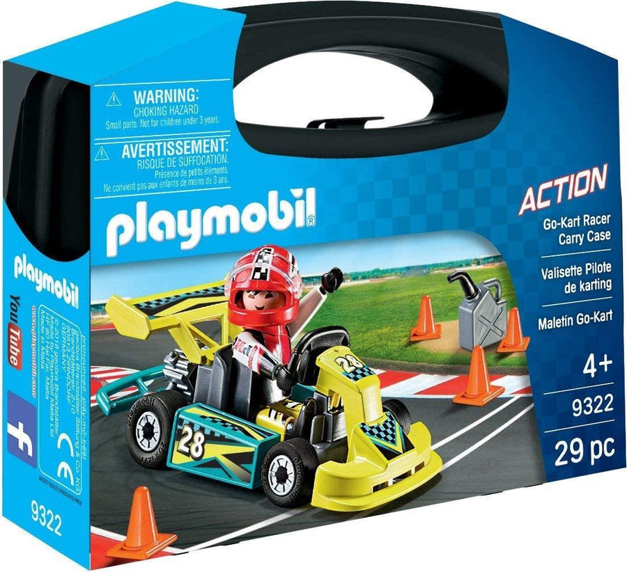 Playmobil 9322 Action Go-Kart Racer Carry Case - Yachew