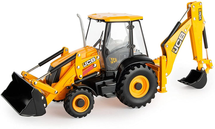 Britains 1:32 JCB 3CX Backhoe Loader, Collectable Farm Set Toy Tractors for Children, Tractor Toy Compatible with all 1:32 Scale Authentic Farm Toys, Suitable for Collectors & Children from 3 Years