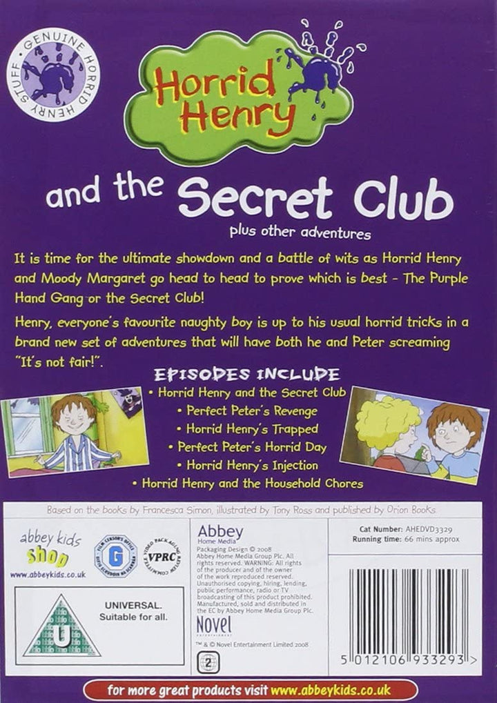 Der schreckliche Henry und der Secret Club