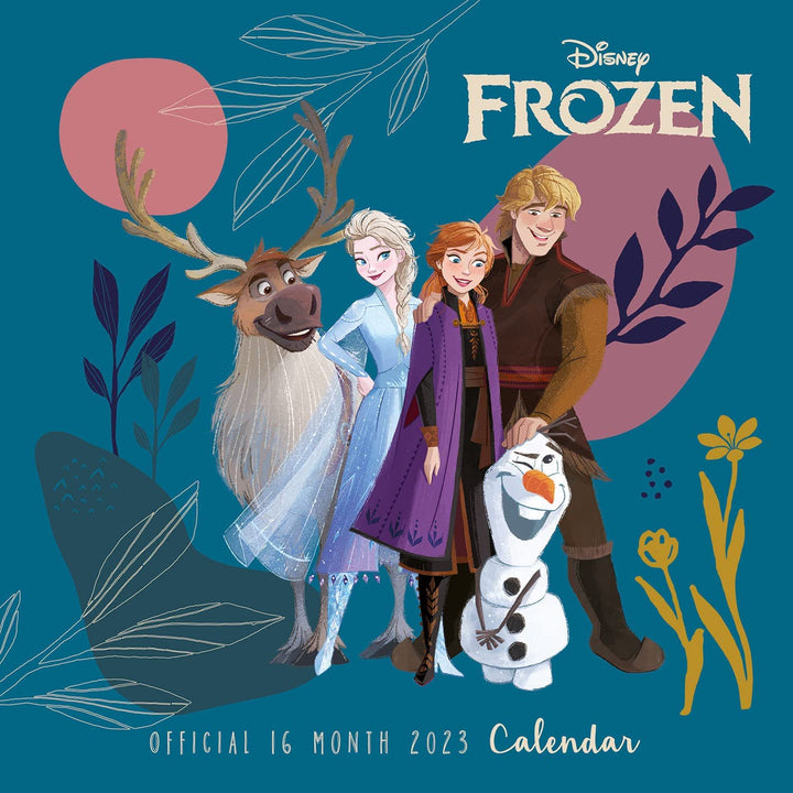 Disney Frozen Calendar 2023 - Month to a View Planner 30cm x 30cm - Official Merchandise