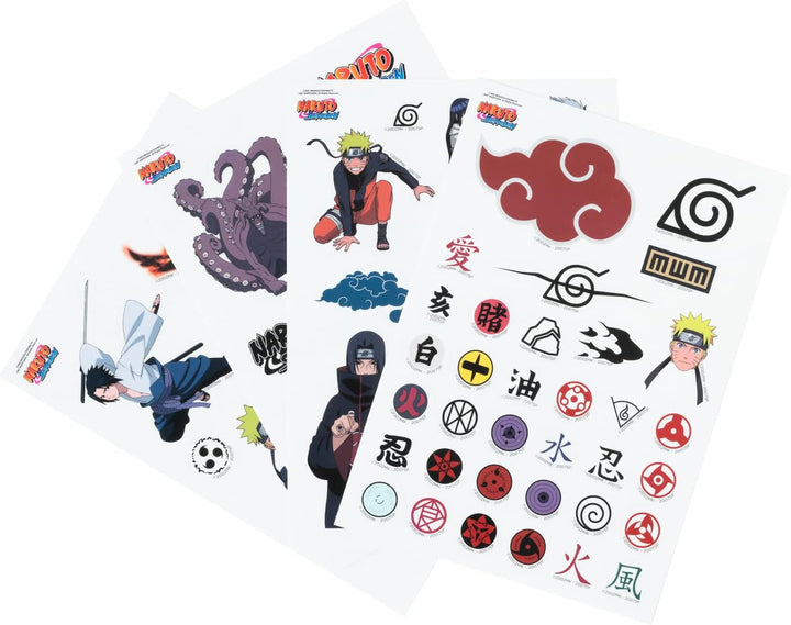 Grupo Erik Official Naruto Gadget Decals - 59 Waterproof & Removable Stickers