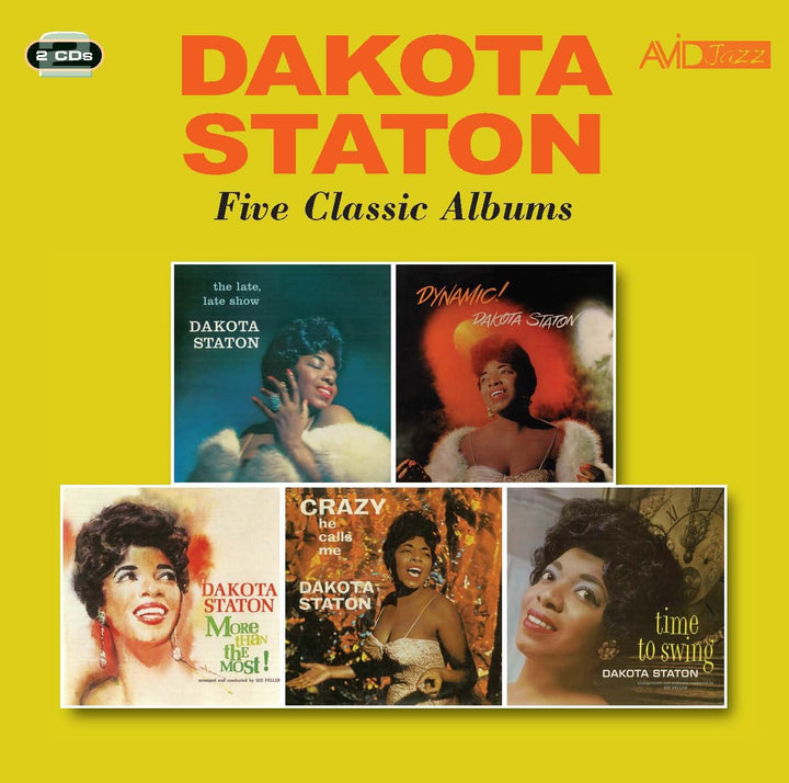 Five Classic Albums (The Late Late Show / Dynamic! / More Than The Most! / Crazy He Calls Me / Time To Swing) - Dakota Staton  [Audio CD]