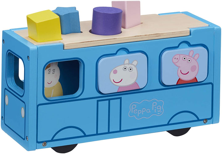 Peppa Pig 07222 Wooden School Bus