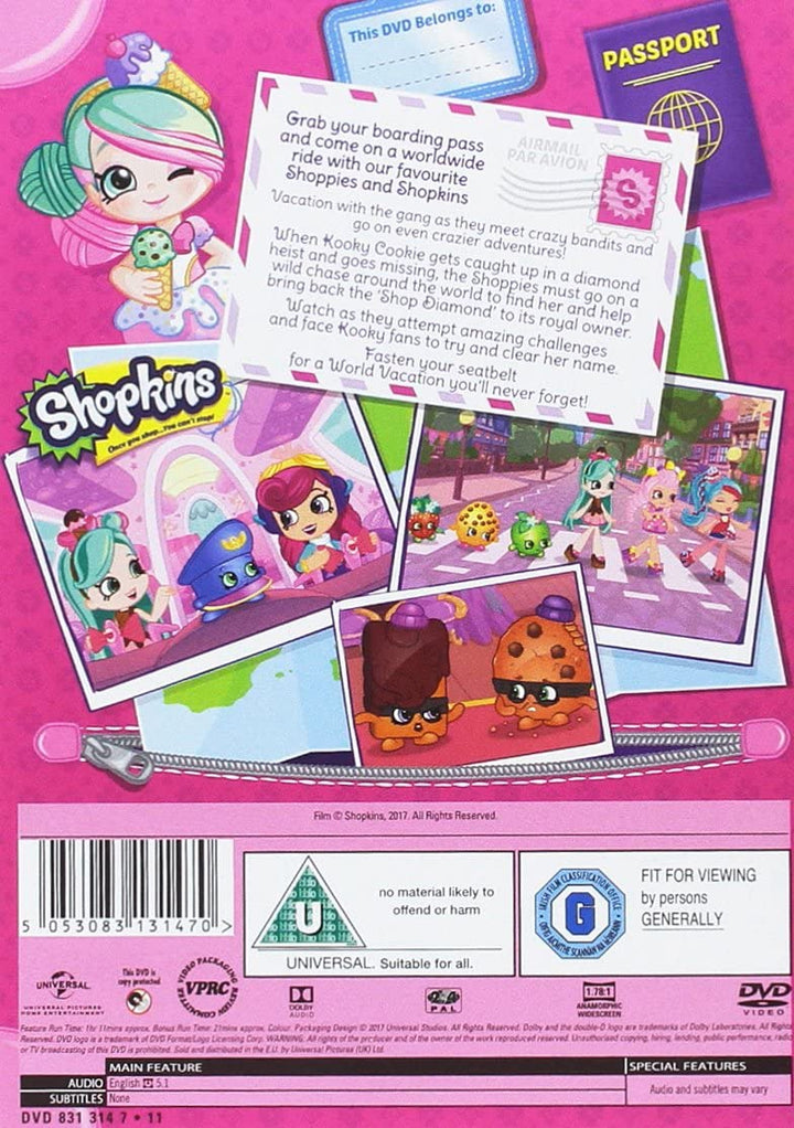 Shopkins - World Vacation (includes exclusive Shopkin figure) - Animation [DVD]