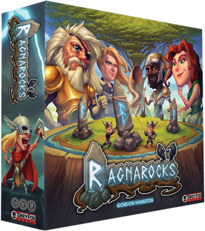 Grey Fox Games Ragnarocks - Take on The Role of a Viking, 2-6 Player Area Control
