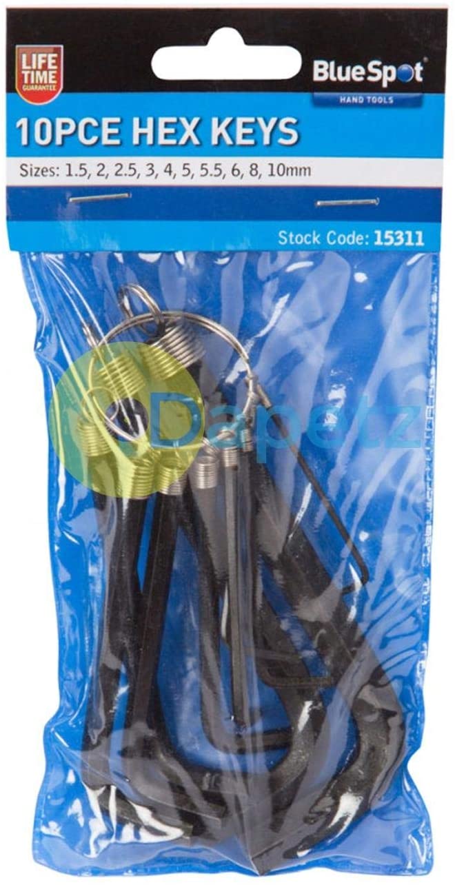 Hex Key Set 10Pce