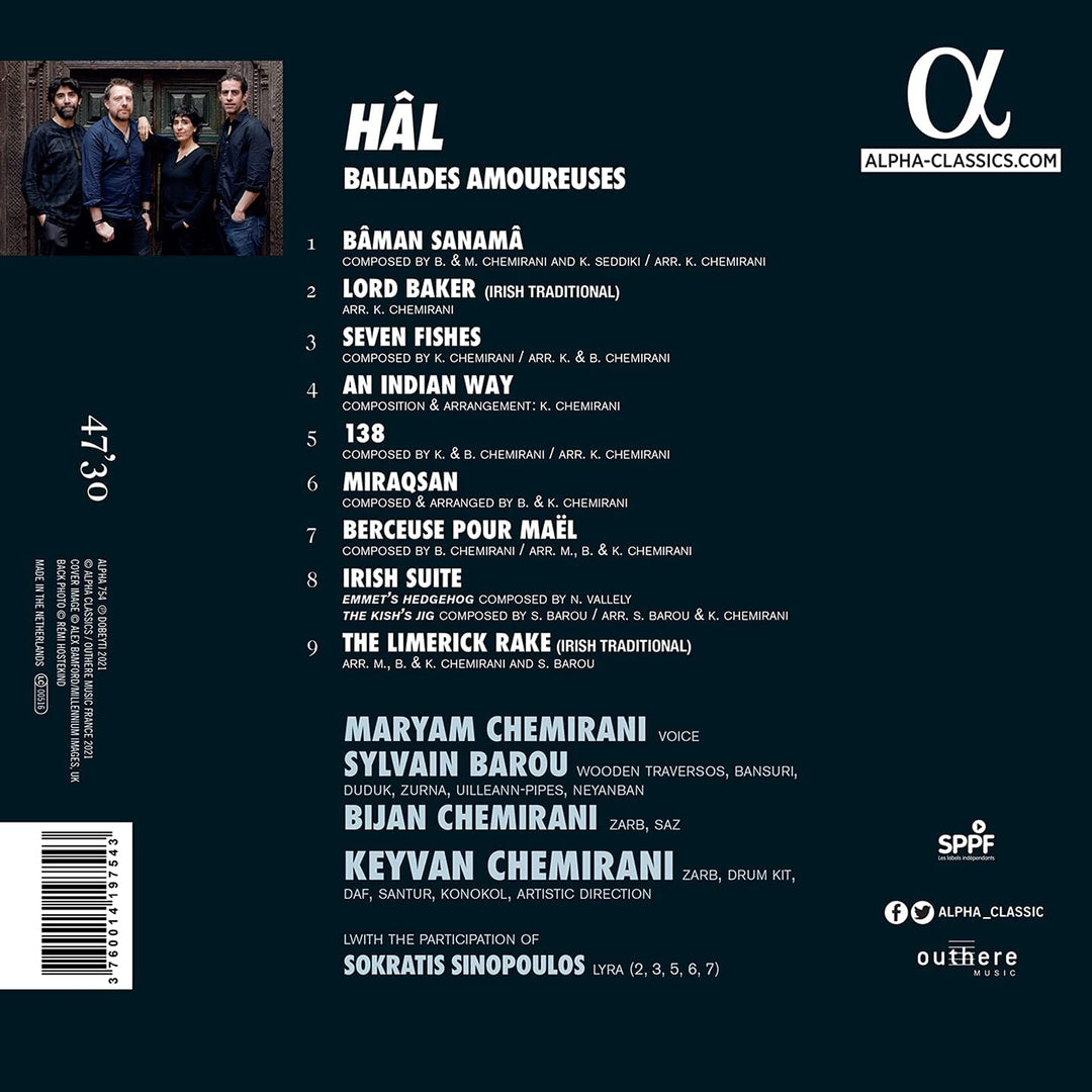 Keyvan Chemirani - Hâl. Ballades amoureuses [Audio CD]