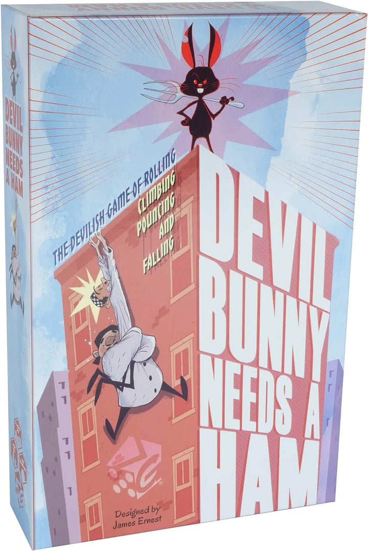 Devil Bunny Needs A Ham - Greater Than Games, Adventurous Race to The Top of The Skyscraper Board Game