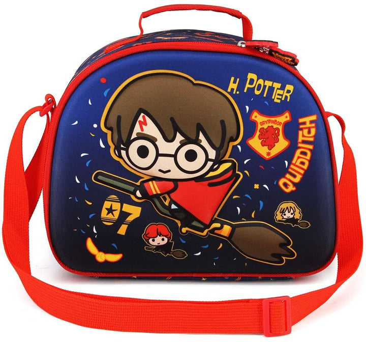 Karactermania Harry Potter Quidditch-3D Lunch Bag,Multicolour, One Size