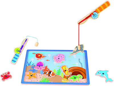 Andreu Toys TK15134 Fishing Game, Multi-Colour, 29.5 x 21 x 0.8 cm