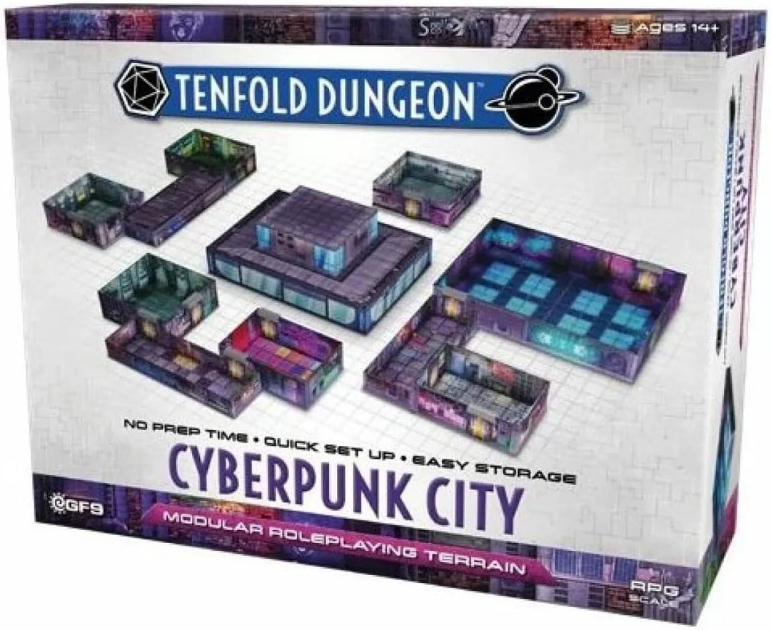 Gale Force Nine - Tenfold Dungeon - Cyberpunk City