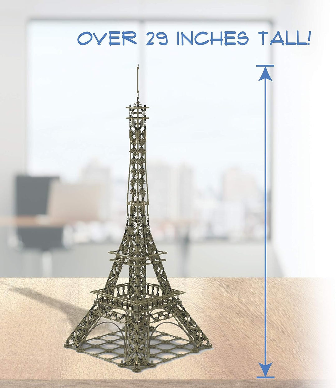 K'NEX 15238 Architecture Eiffel Tower Building Set, Educational Toys for Kids