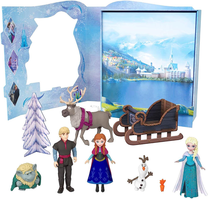 Disney Frozen Toys, Frozen Story Pack with 6 Key Characters, Small Dolls, Figures and Accessories