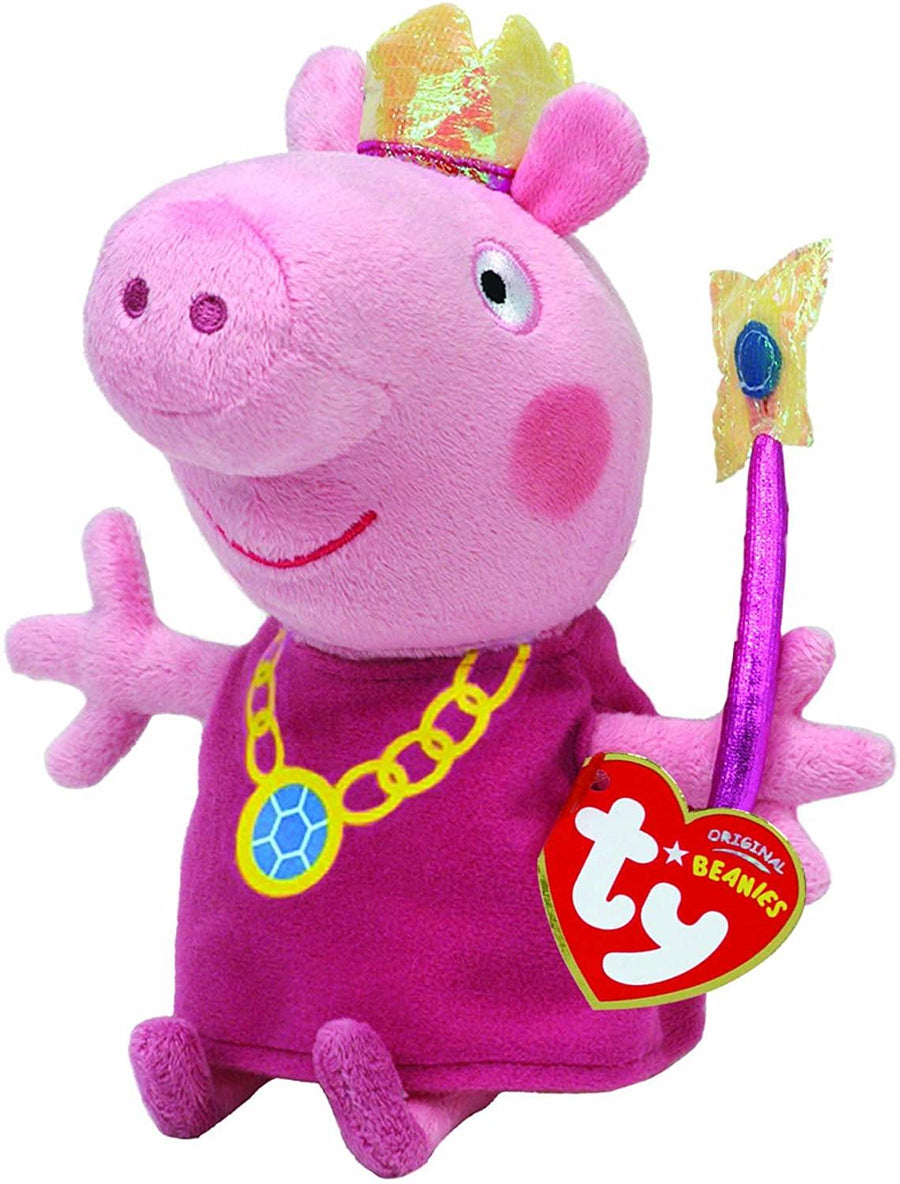 Peppa Pig Princess Peppa Plush Toy 7" - Yachew