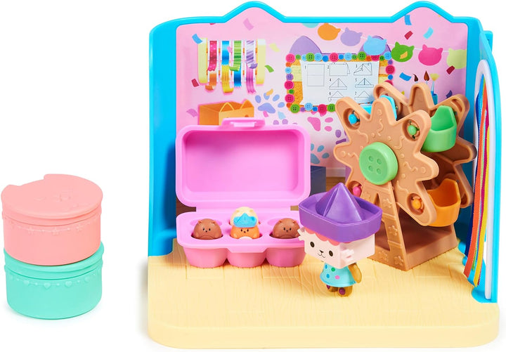 Gabby’s Dollhouse, Baby Box Craft-A-Riffic Room with Baby Box Cat Figure, Access