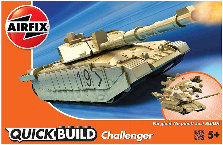 Airfix Quick Build Challenger Tank Model Kit - Yachew