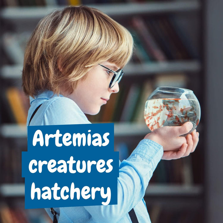 Science4you Brine Shrimp Hatchery kit - Artemias Jurassic Sea Creatures - Includes Artemias Brine shrimp eggs and small fish tank
