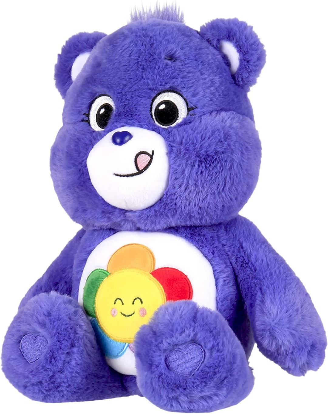 Care Bears Basic Fun 22082 Harmony Bear, 35cm Collectable Cute Plush Toy, Soft Toy