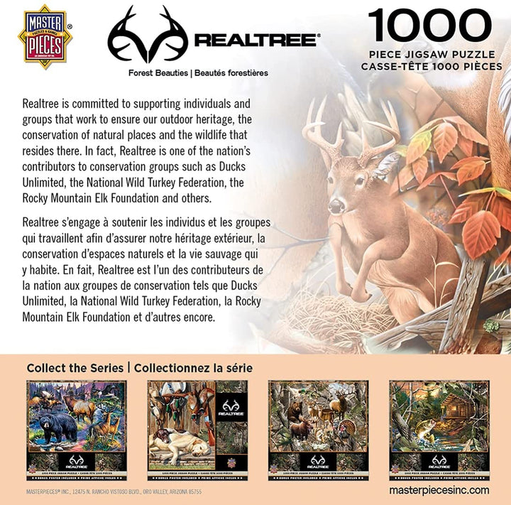 Master Pieces Forest Beauties 1000 Piece Jigsaw Puzzle